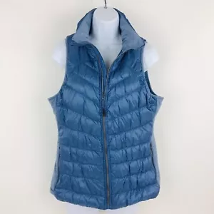 Mandarine Damen Medium Daunen Spandex Seiten gefütterte Weste Jacke verstaubar Mode - Bild 1 von 12