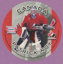 1997 97-98 PINNACLE KRAFT DISC TEAM CANADA PATRICK ROY CURTIS JOSEPH NNO