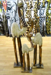 Colourful Wooden CAMEL Size L 100 cm M 80 cm S 60 cm Home Decoration Hand Made - Picture 1 of 8