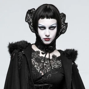 Punk Rave Gargoyle Medici Collar Choker - Kraag Kroon - Gothic Victoriaans S-219 - Foto 1 di 12