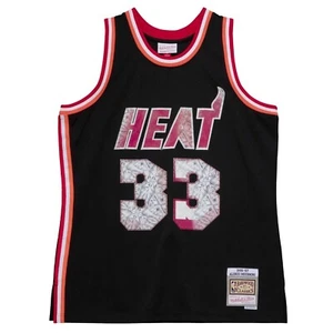 NWT Mitchell & Ness Miami Heat Alonzo Mourning 75th Anniversary Swingman sz L - Picture 1 of 6