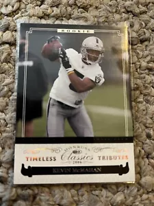 2006 Timeless Tributes Kevin McMahan RC Oakland Raiders Maine 17/50 - Picture 1 of 2
