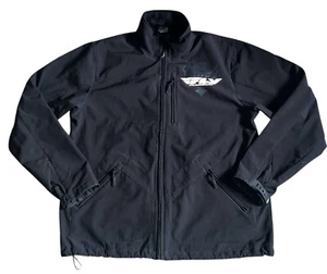 Fly Racing Black Ops Fleece Lined Lightweight Jacket Men's Large - Picture 1 of 6