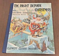 The Night before Christmas Everett Shinn Illustrated Ed. 1942 Winston HC
