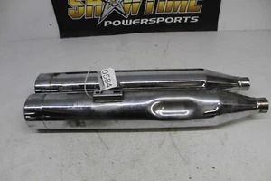 2005 HARLEY-DAVIDSON ROAD KING FLHR MUFFLER EXHAUST VANCE HINES 4.5" SLIP ON - Picture 1 of 12