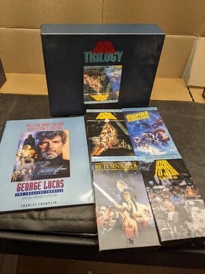 1992 Star Wars Trilogy Special Letterbox Edition Hologram Box Set  VHS - Image 1 of 4