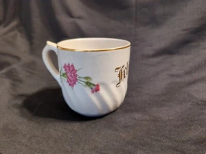 Fanaloza Charrascal "Felicidad" Gold Rimmed Mug, OOAK, Made in Chile- PRE-OWNED - Picture 1 of 12