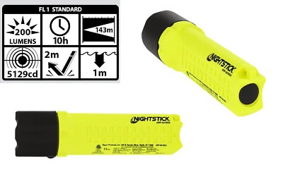 Nightstick Feuerwehr Helmlampe LED ATEX +   Helmhalterung   Schuberth F120 pro - Bild 1 von 4