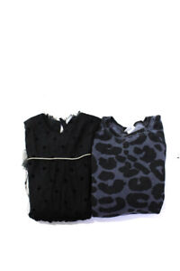 Zara Vertbaudet Girls Sweatshirt Dress Navy Blue Size 10 6UK Lot 2