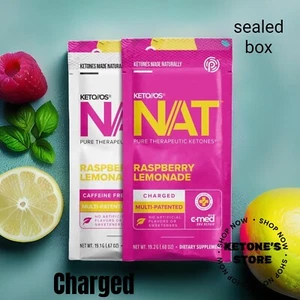 PRUVIT Prüvit Ketones NAT 20 Packets Charged RASPBERRY LIMONADE FREE SHIPPING Exp 2025