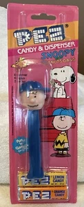 PEZ Snoopy & The Peanuts Gang CHARLIE BROWN Thin Feet 3.9 Austria CARD w68 - Picture 1 of 9