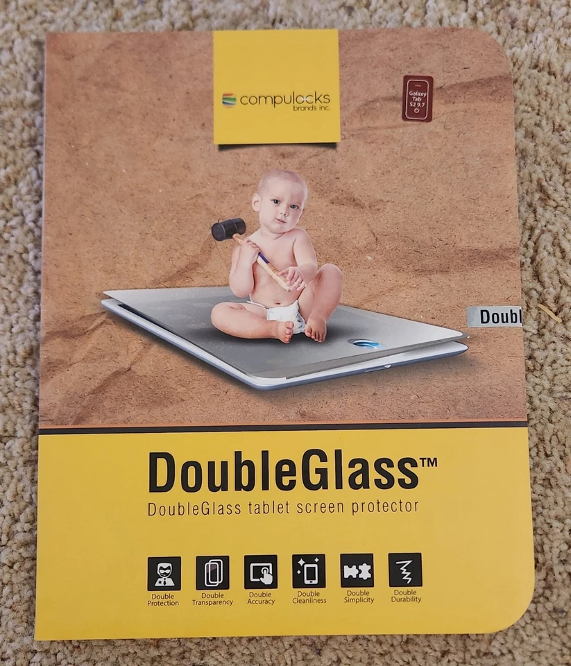 DoubleGlass tablet screen protector - Samsung Galaxy Tab S2 9.7 - Image 1 of 1