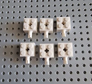 LEGO Achse stein pin loch 6 Stk Weiß 2x2 Auto City White brick 6232 A003 - Bild 1 von 1