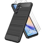 Guscase Cover per Samsung Galaxy A34 5G con 3 Pezzi Pellicola Vetro Temperato...