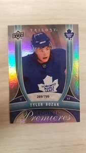 2009-10 UPPER DECK TRILOGY TYLER BOZAK /799 ROOKIE PREMIERES #122