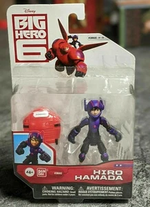 2014 Disney Big Hero 6 Movie 4 Inch Action Figure HIRO HAMADA & Mini Baymax New - Picture 1 of 1