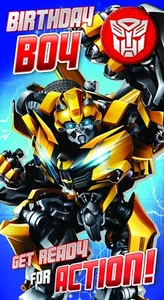 Birthday Card Transformers Birthday Boy Card Official Product - Picture 1 of 3
