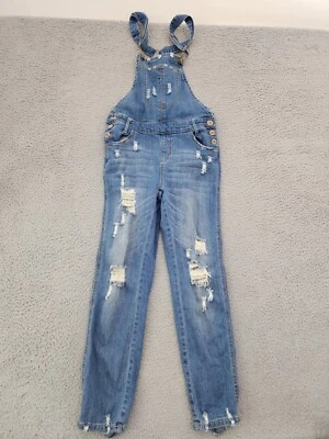 Mono para mujer talla S azul desgastado rasgado Kylie algodón spandex Foto 1 de 4