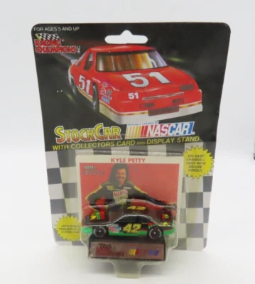 1991 Racing Champions 1/64 Kyle Petty #42 Mello Yello Pontiac Grand Prix w/bars - Image 1 of 4