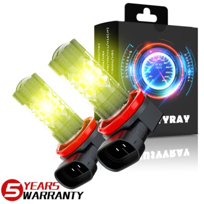Bombillas antiniebla LED H11 H16 amarillas para Lexus CT ES RX GS 200 250 300 350 450h Foto 1 de 4