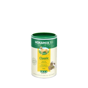 Grau HOKAMIX30 Classic Pulver 150g Futterzusatz Nahrungsergänzung Hund Kräuter - Bild 1 von 3