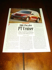 2001 CHRYSLER PT CRUISER  ***ORIGINAL ARTICLE / ROAD TEST*** - Picture 1 of 3