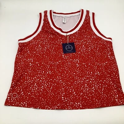 The Bubble Womens Claire Tank Top Red Size Medium NWT - Image 1 of 4