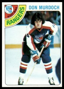 1978-79 Topps Hockey Card Don Murdoch C New York Rangers #11