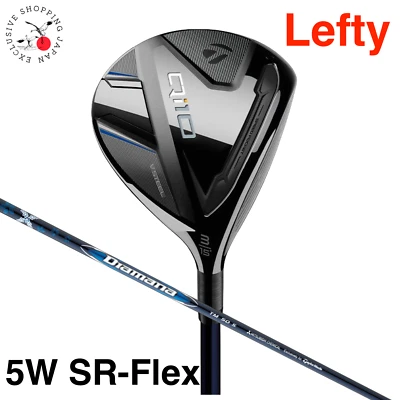 TaylorMade Qi10 LEFTY Fairway Wood 5W SR Flex Diamana Blue TM50 Graphite Shaft - Image 1 of 4
