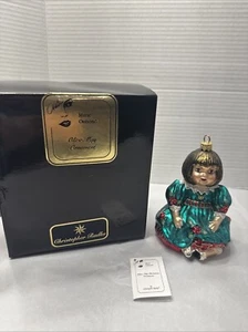 1999 Christopher Radko Marie Osmond OLIVE MAY Glas Puppe Weihnachtsschmuck RAR - Bild 1 von 19