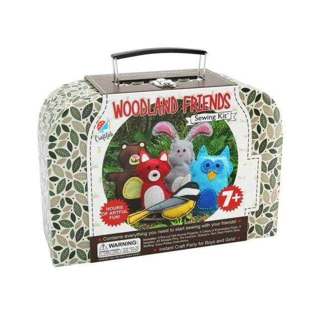 CraftLab Woodland Friends Educational Sewing Kit