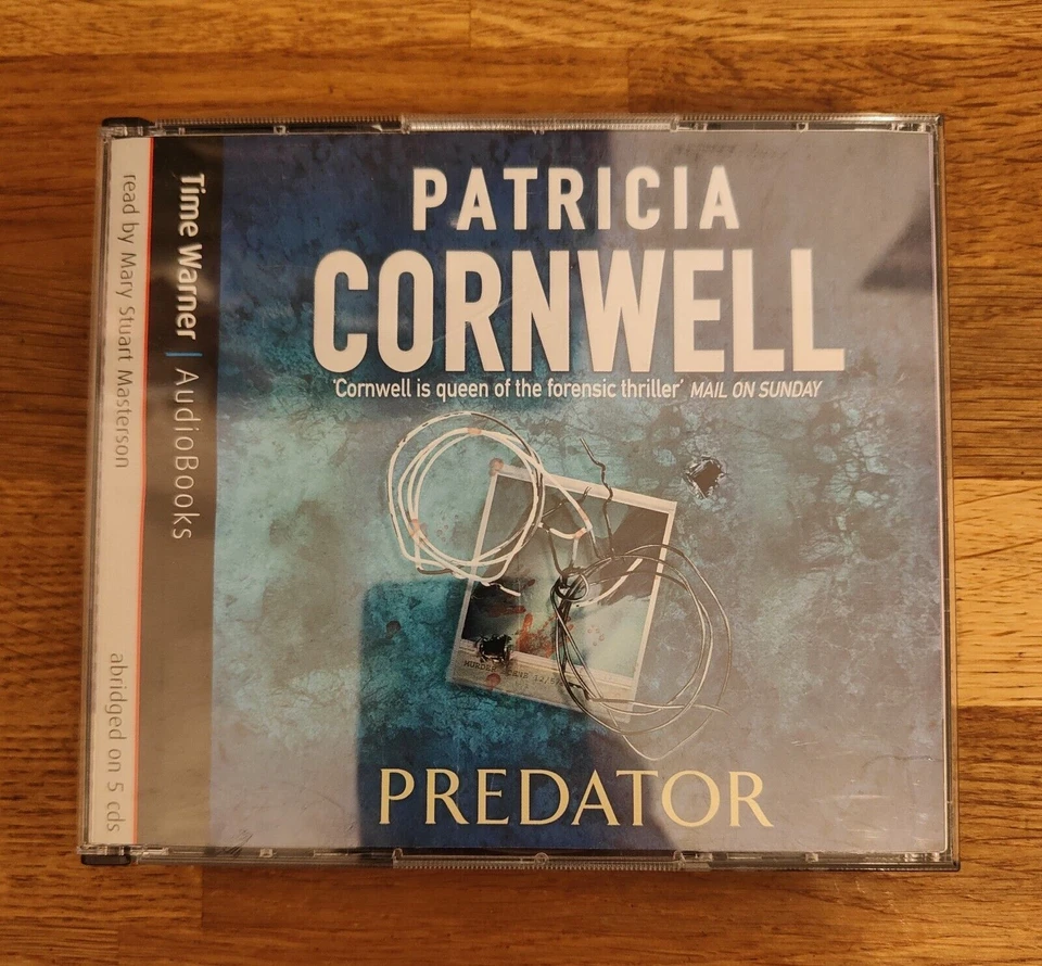 AUDIO BOOK - Patricia Cornwell Predator Crime Novel CD Audio Book  - Image 1 of 2