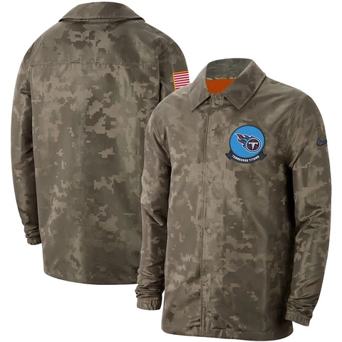 Nike Tennessee Titans Salute to Service Sideline Full-Snap Jacket Men’s Size L Cover