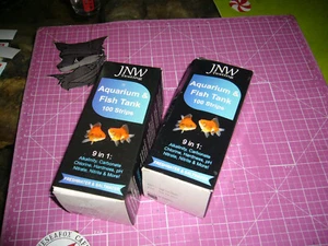 LOT/2 JNW Direct Aquarium Test Strips for Fish Tank 9 in 1, 100 Strip Packs - Picture 1 of 2
