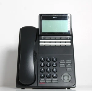 Telefono IP da ufficio NEC DTK-12D-1 (BK) TEL DT500 serie con telefono e supporto - Foto 1 di 6