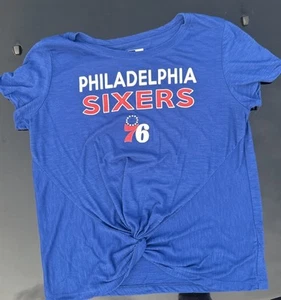 Large New Era Women’s Philadelphia 76ers Sixers Tshirt - Picture 1 of 4