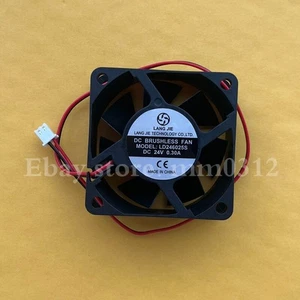 LD246025S 6025 DC24V 0.30A 6CM 2 hilos ventilador de refrigeración - Imagen 1 de 2