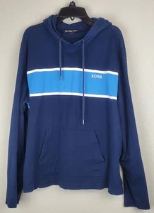 Michael Kors Hoodie Pullover Kapuzenjacke Herren XL Blau 100% Baumwolle - Bild 1 von 6