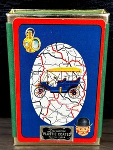 Vintage Duratone Spielkarten Modell T Auto komplett Pinochle Slide in Deck - Bild 1 von 7