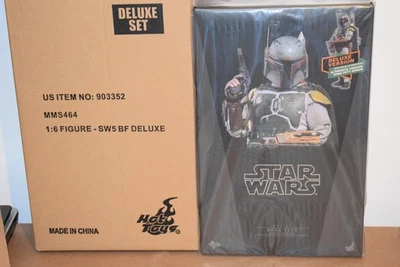 Hot Toys BOBA FETT Deluxe Edition Star Wars V The Empire Strikes Back MMS464 BN - Image 1 of 4