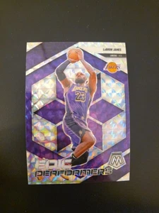 Panini Mosaic NBA 2024-25 Lebron James Epic Performers argento prizm reattivo - Foto 1 di 2