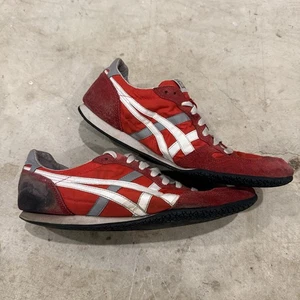 Asics Onitsuka Tiger Serrano D109K Herren Rot Weiß Gr. 10,5 Laufschuhe Sneaker - Bild 1 von 10
