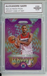2024-25 PANINI PRIZM #8 ALEXANDRE SARR ROOKIE GROOVY CASE HIT SSP - Picture 1 of 2