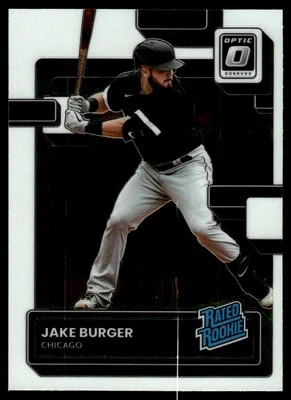2022 Donruss Optic RATED ROOKIE Jake Burger Rookie Chicago White Sox #37 - Image 1 of 2