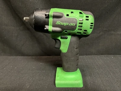 USED SNAP-ON 3/8" DR 18V GREEN CORDLESS IMPACT WRENCH #CT8810BG - Image 1 of 4