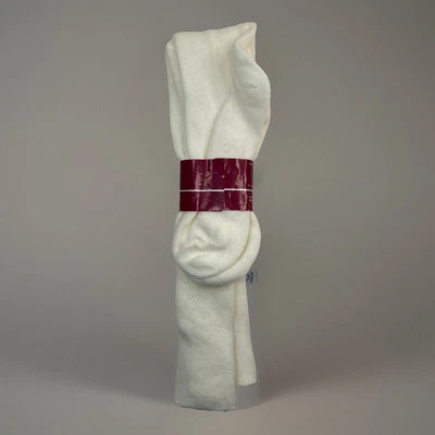 Calcetines de Colección Crew Over Pantorrilla Blanco 10-13 Acrílico Primavera Medias EE. UU. Para Hombres Años 80 90 Foto 1 de 4