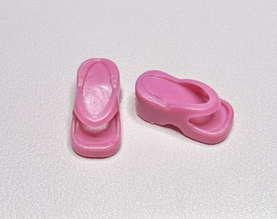 *Barbie* Sandalias Chanclas Plataforma Rosa, Zapatos Fiebre Moda (Defectos) Foto 1 de 4