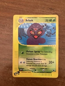 Arbok 35/165 Reverse Holo Rare Set Expedition Pokémon Karte - Bild 1 von 5