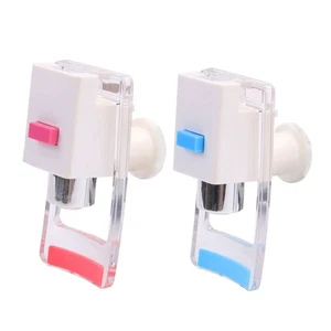 2 Pieces Push Style Spigot for Water Cooler Dispenser Blue and Red Pack Durable - Picture 1 of 8
