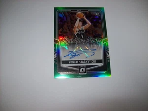 2024 Optic Yongxi "Jacky" Cui #4\49 Green Lava Signature Series Auto Free Ship - Picture 1 of 4